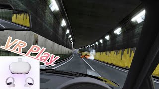 VR Play in 首都高-（quest2） Assetto Corsa (Simagic Alpha mini ) Gameplay screenshot 1