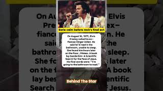 Eerie calm before rock's final act. Elvis Presley. #shorts #singer #celebrity #hollywood
