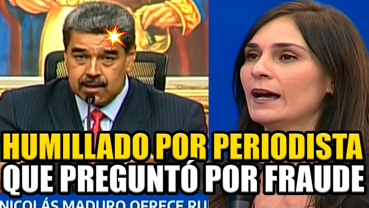 MADURO NO SUPO QUÉ RESPONDER CUANDO LE PREGUNTARON POR EL FRAUDE Y QUEDÓ EN RIDÍCULO| BREAK POINT