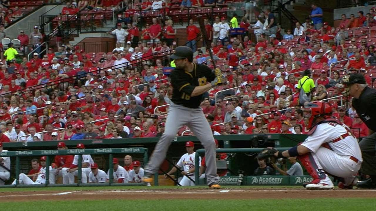 PIT@STL: Pirates tally seven runs in the 1st inning