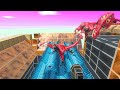 Who Can Jump Over The SPIKES OF GRINDER ► Animal Revolt Battle Simulator