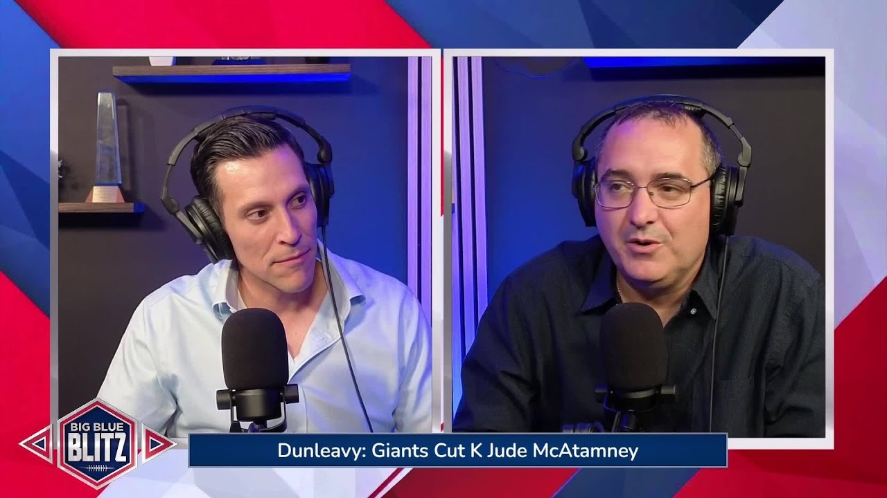 Giants cut kicker Jude McAtamney after historic collapse