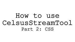 How to change CST overlay features