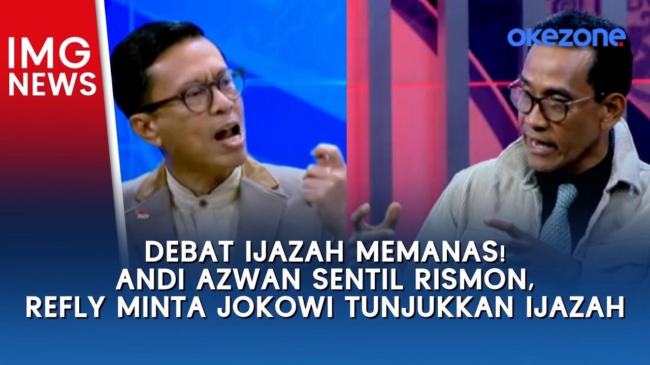 Debat Ijazah Memanas! Andi Azwan Sentil Rismon, Refly Harun Minta Jokowi Tunjukkan Ijazah