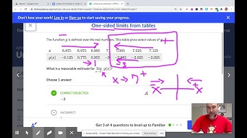 L42c PreClac H One-sided limits from tables