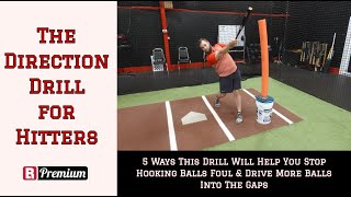 Stop Hooking Balls Foul | Direction Drill | Baseball Rebellion