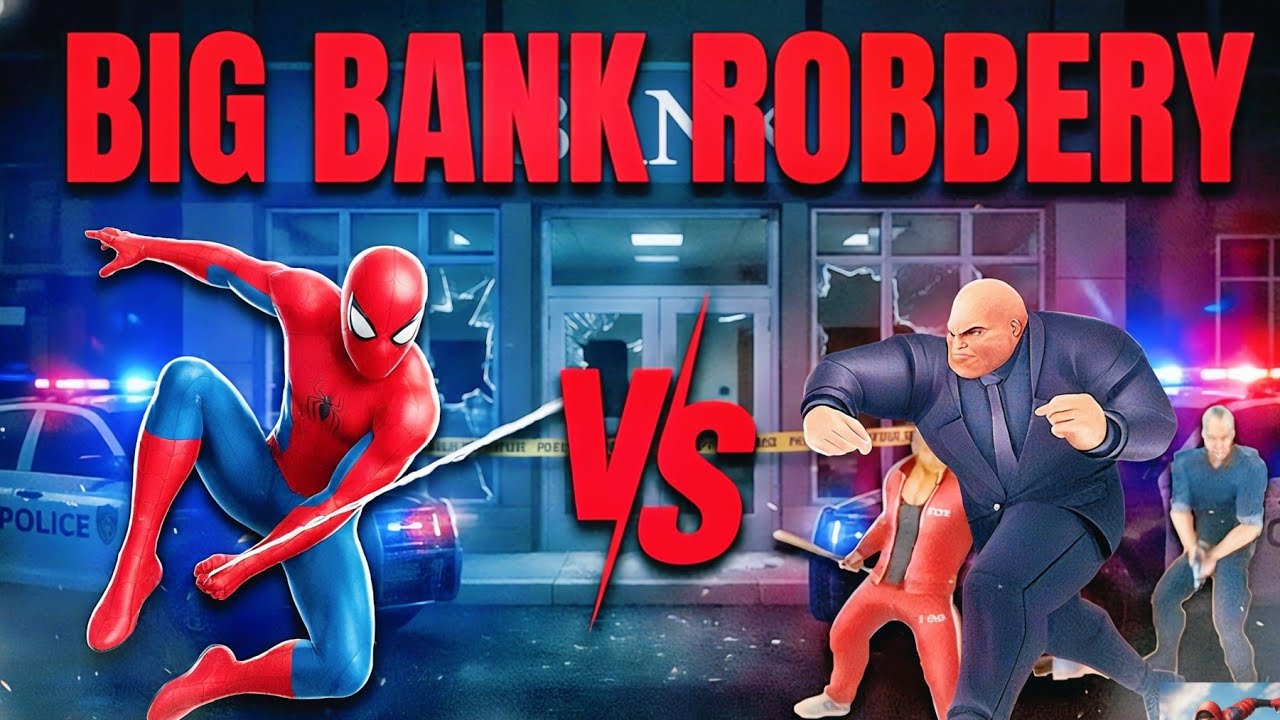 SPIDER FIGHTER 3 🔥 BANK ROBBERY MISSION | Intense Action Gameplay | Android Game