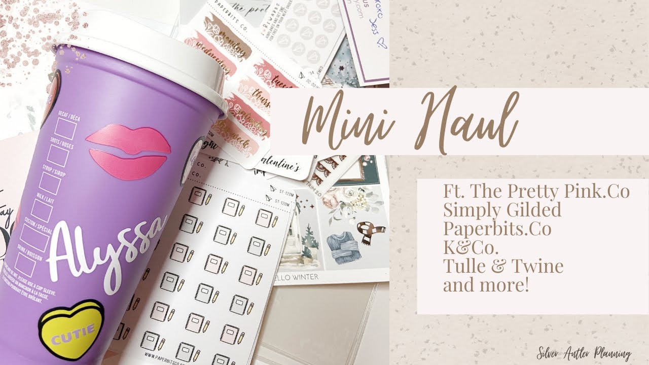 Mini Haul// Ft. The Pretty Pink.Co, Simply Gilded, Paperbits.Co, K&Co  and More!