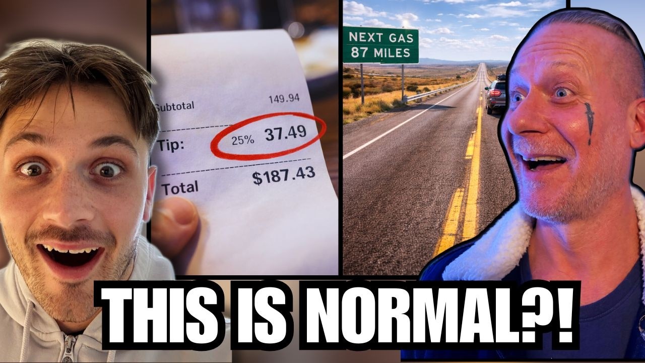 Что НЕ следует делать в Америке — реакция европейского отца и сына!