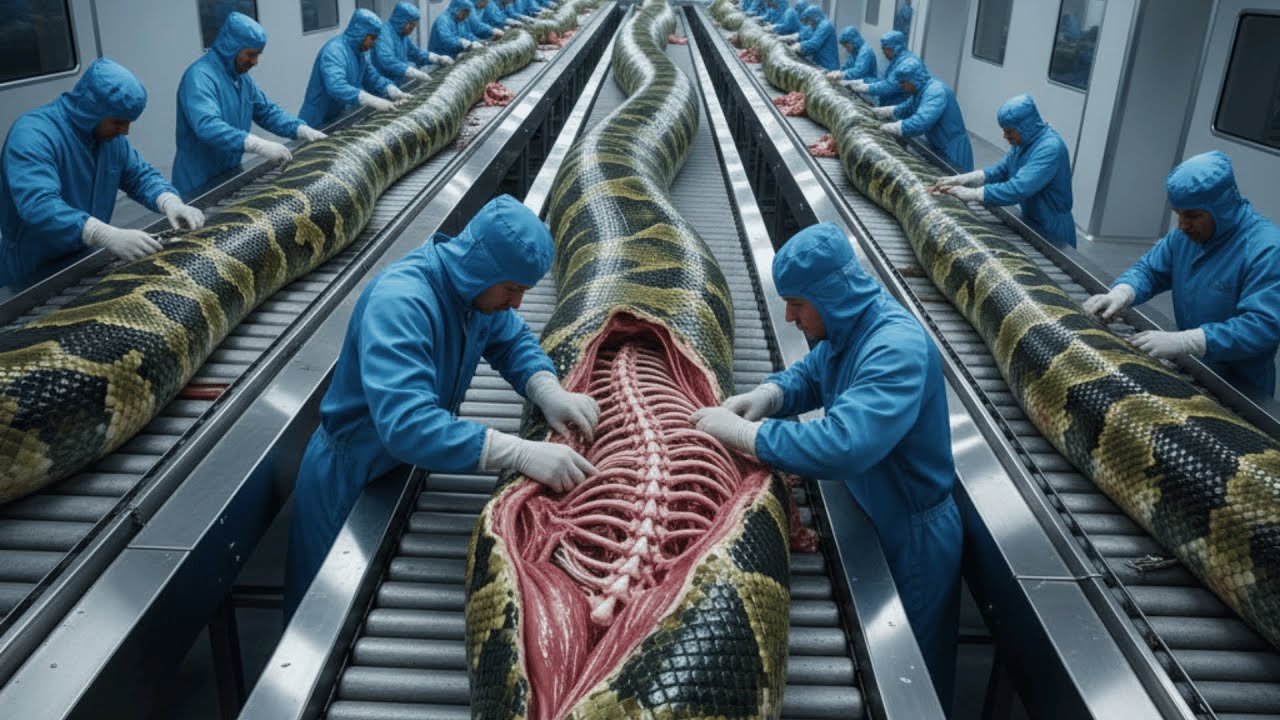 Behind the Scenes at the Billion-Dollar Ultra-Rare Snake Leather Factory — Full Process