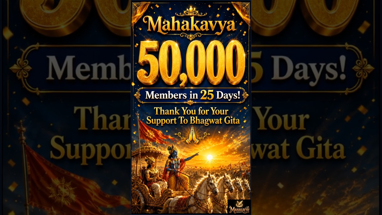 50,000 Members in 25 Days! | Thank You Mahakavya Family 🙏