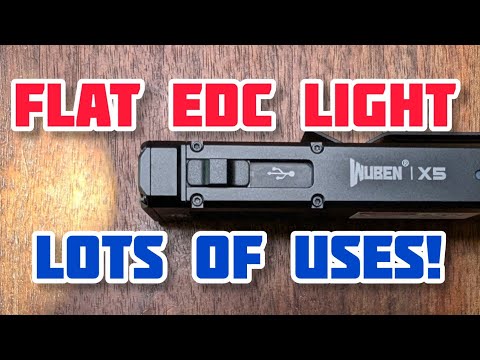 A New Capable Flat Flashlight Option from Wuben! The X5 is Here!