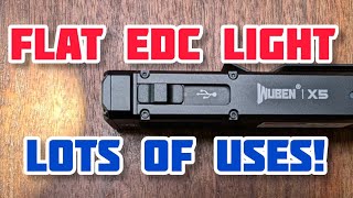 A New Capable Flat Flashlight Option from Wuben! The X5 is Here!