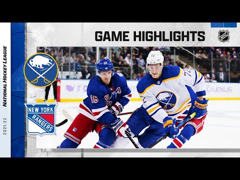 Sabres @ Rangers 11/21/21 | NHL Highlights