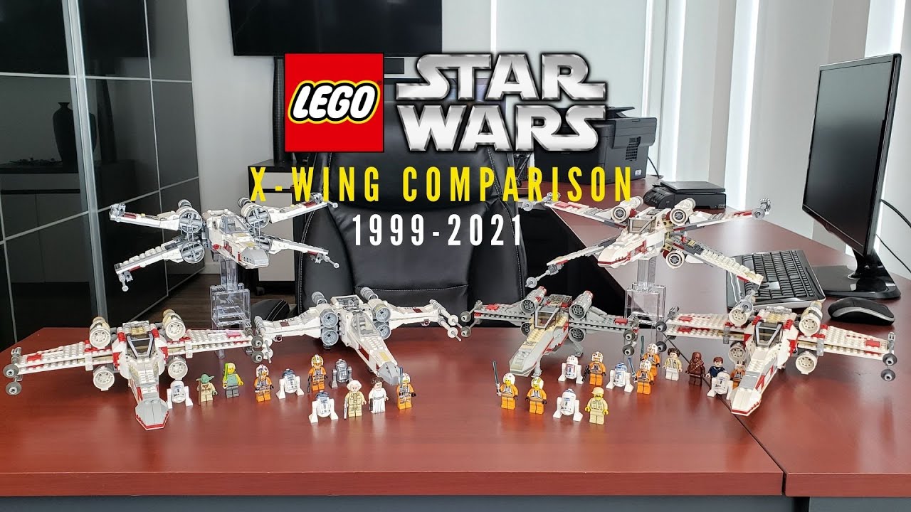 LEGO Star Wars X-Wing Fighter 1999-2021 Comparison 7140, 4502, 6212,  9493, 75218 & 75301! 