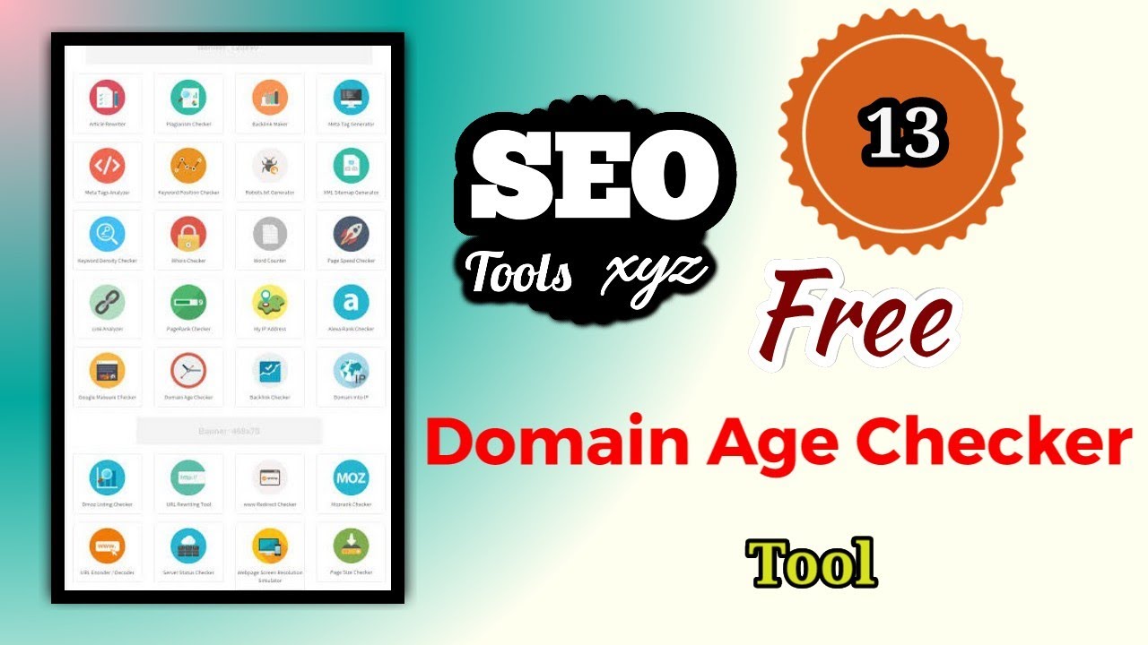 Domain Age Check for Free | SEO Tools XYZ