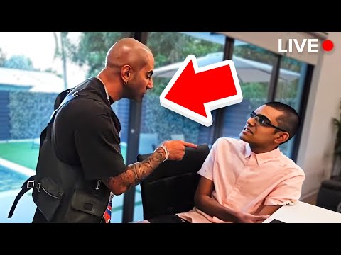 Fousey SMACKS N3on Live on Stream...