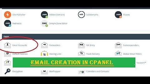 email creation in Cpanel | CPanel tutorials for Beginners