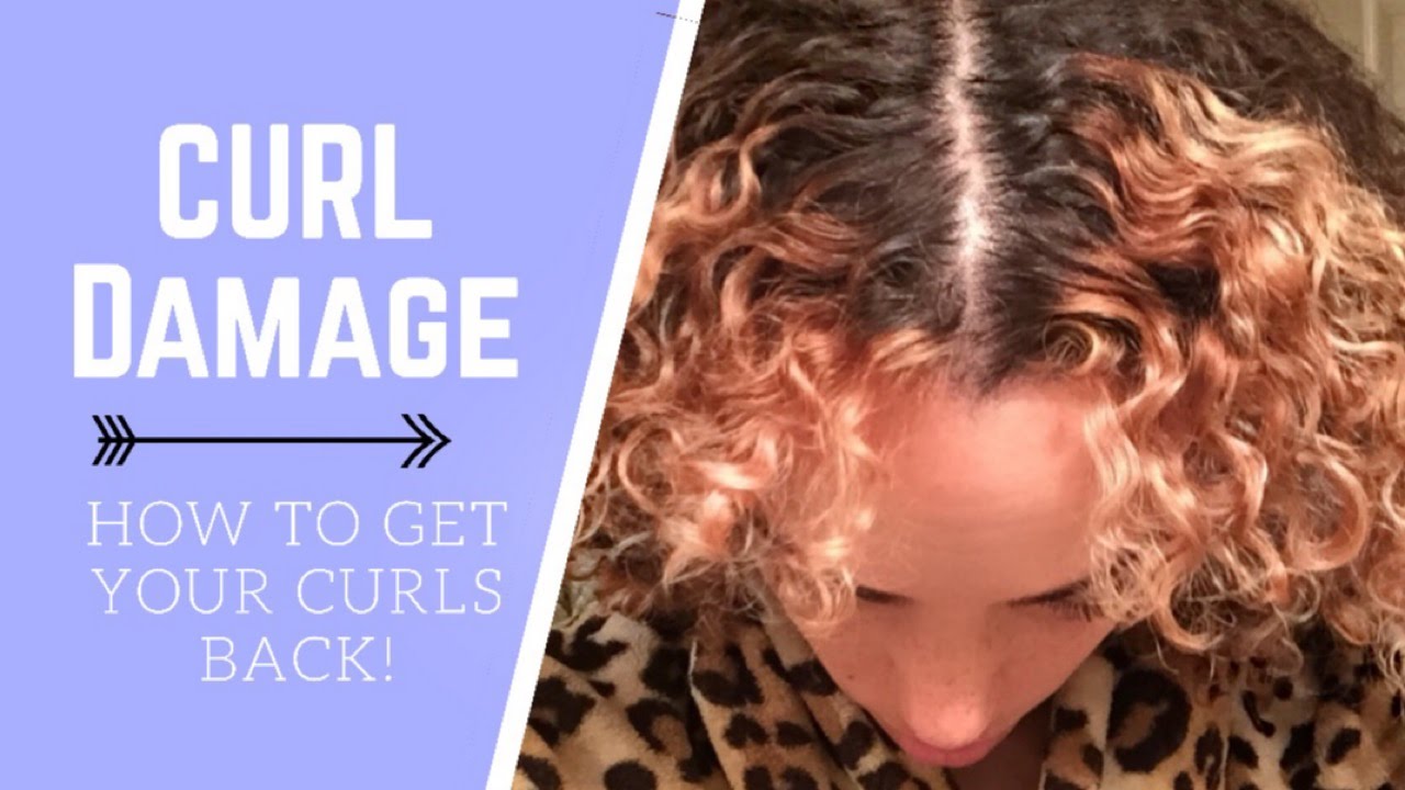 I KILLED MY CURLS HEAT AND DYE DAMAGE CHAT YouTube