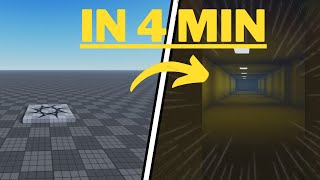 Make The Backrooms In 4 Min Roblox Studio