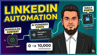 How I Automated LinkedIn with Gemini AI Using n8n | Workflow Demo