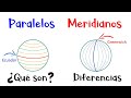  paralelos y meridianos  qu son  diferencias  fcil y rpido
