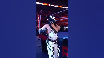 Co-Kane invades raw! #wwe #viral #wrestling #youtubeshorts