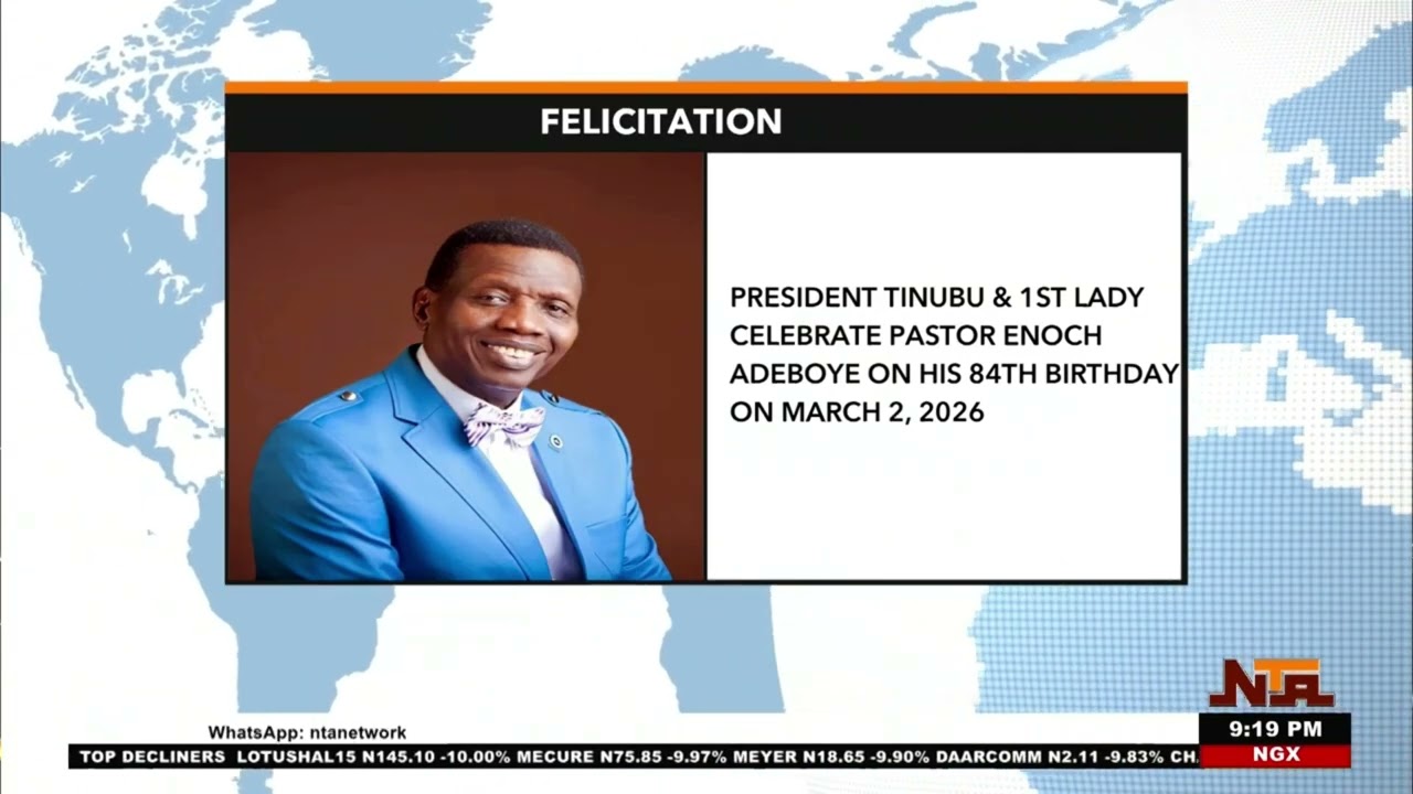 Nigeria’s Leaders Honour Pastor Enoch Adeboye at 84