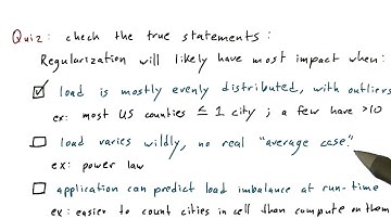 Regularization has the most impact when - Intro to Parallel Programming