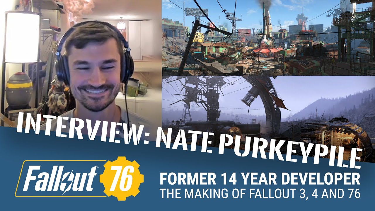 Nate Purkeypile On The Making of Fallout 3, 4, 76 and Just Purkey Games