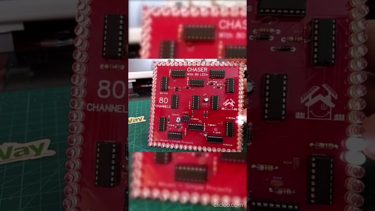 LED Chaser with 80 LEDs