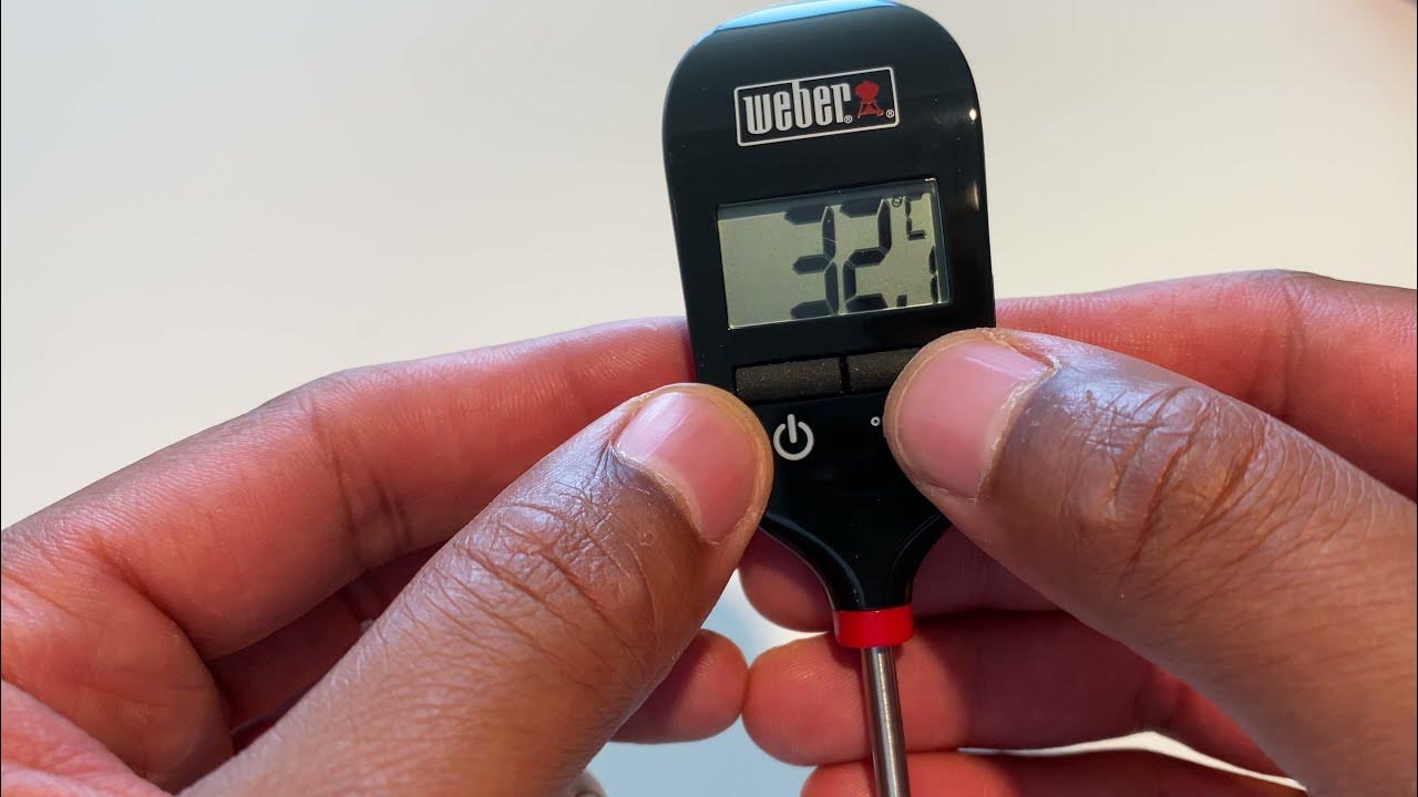 Weber Instant Read Digital 8 In. Thermometer