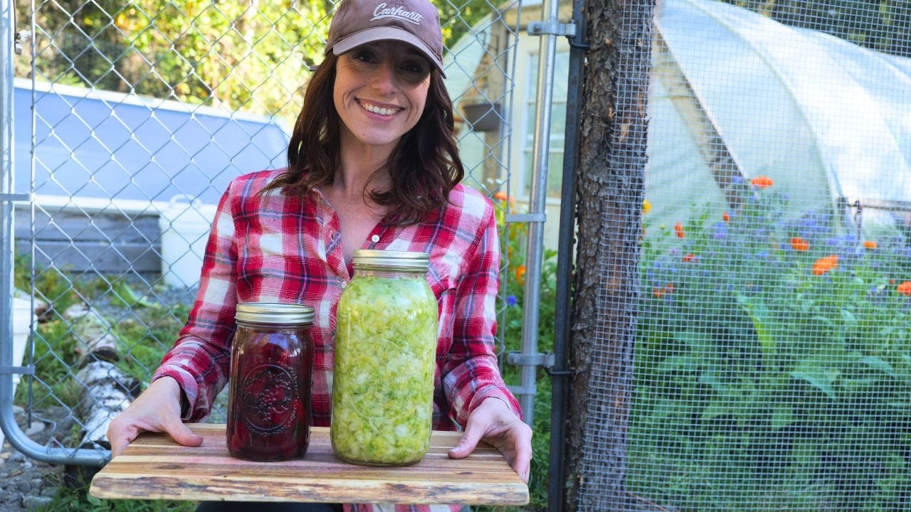 Better Than Store-Bought Probiotics: Lacto-Fermenting Our Alaskan Garden Harvest
