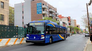 New York City Bus New Flyer XD40 Xcelsior 7106, 7805 on Q54 Bus @ Grand St-Bushwick Ave