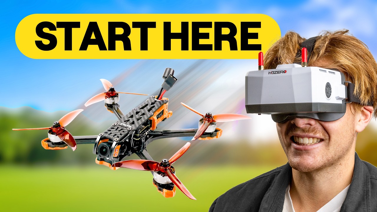 How To Make Your First FPV Drone Flight STUPIDLY Easy - YouTube