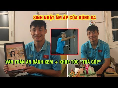 Video Tiến Dũng được fans tặng dép tổ ong dịp sinh nhật, Văn... - youtube