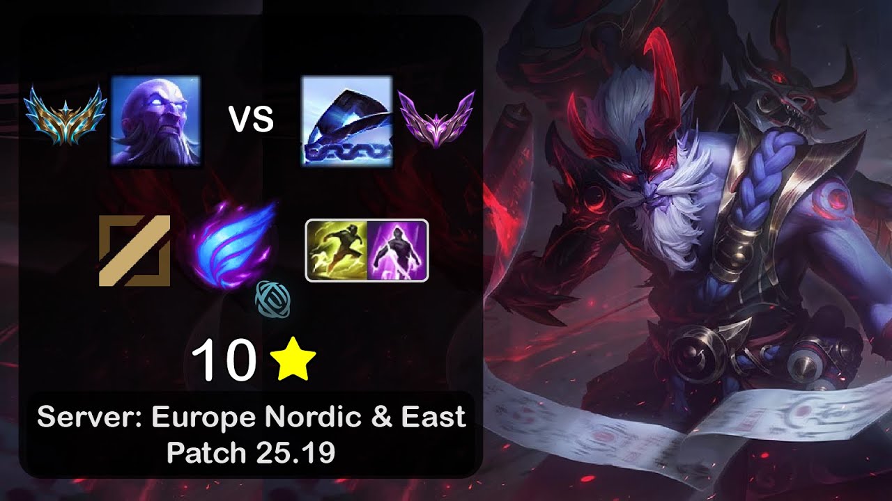Ryze Mid vs Xerath - EUNE Challenger - Patch 25.19