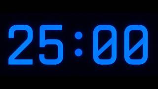 25-Minute Timer with Alarm (Countdown)