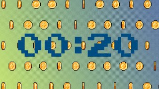 Arcade Speed Burst: 20-Second 8-Bit Timer with Retro Music & Quick Alarming Action