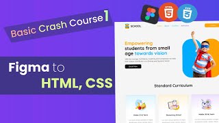 Figma Design to HTML and CSS | Basic Website Design | Bangla Tutorial | Part -1