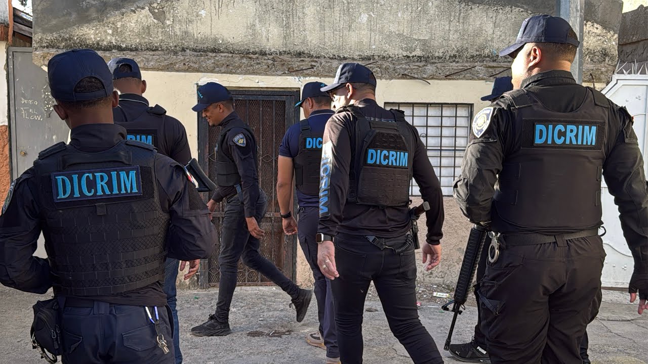 DICRIM realiza fuerte operativo navideño preventivo en todos los barrios de San Francisco de Macorí