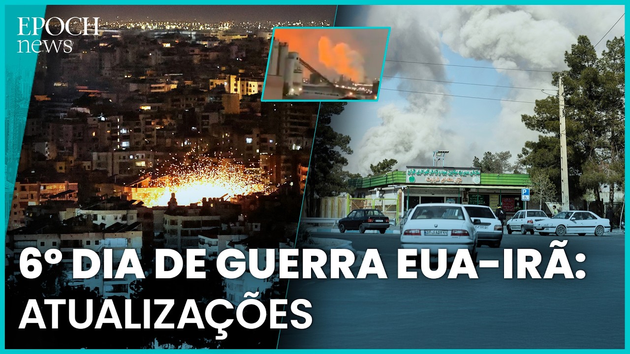 Sexto dia da guerra EUA-Irã: Azerbaijão alvejado, maior refinaria do Bahrein atingida e+