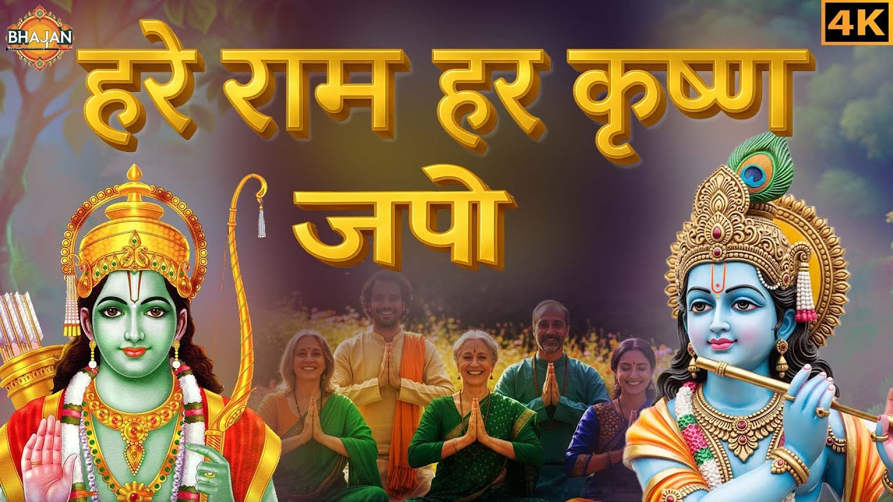 HARE RAM HARE KRISHNA JAPO | हरे राम हरे कृष्ण जपो (Official Video) #ram #krishna #bhajan2025