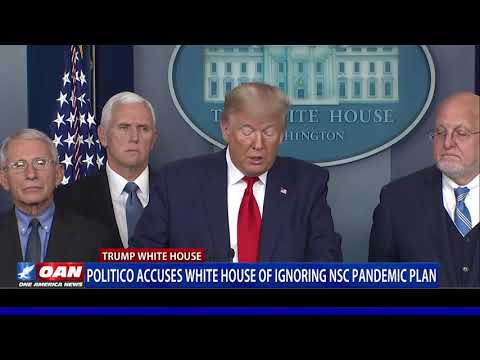 Politico accuses White House of ignoring NSC pandemic plan