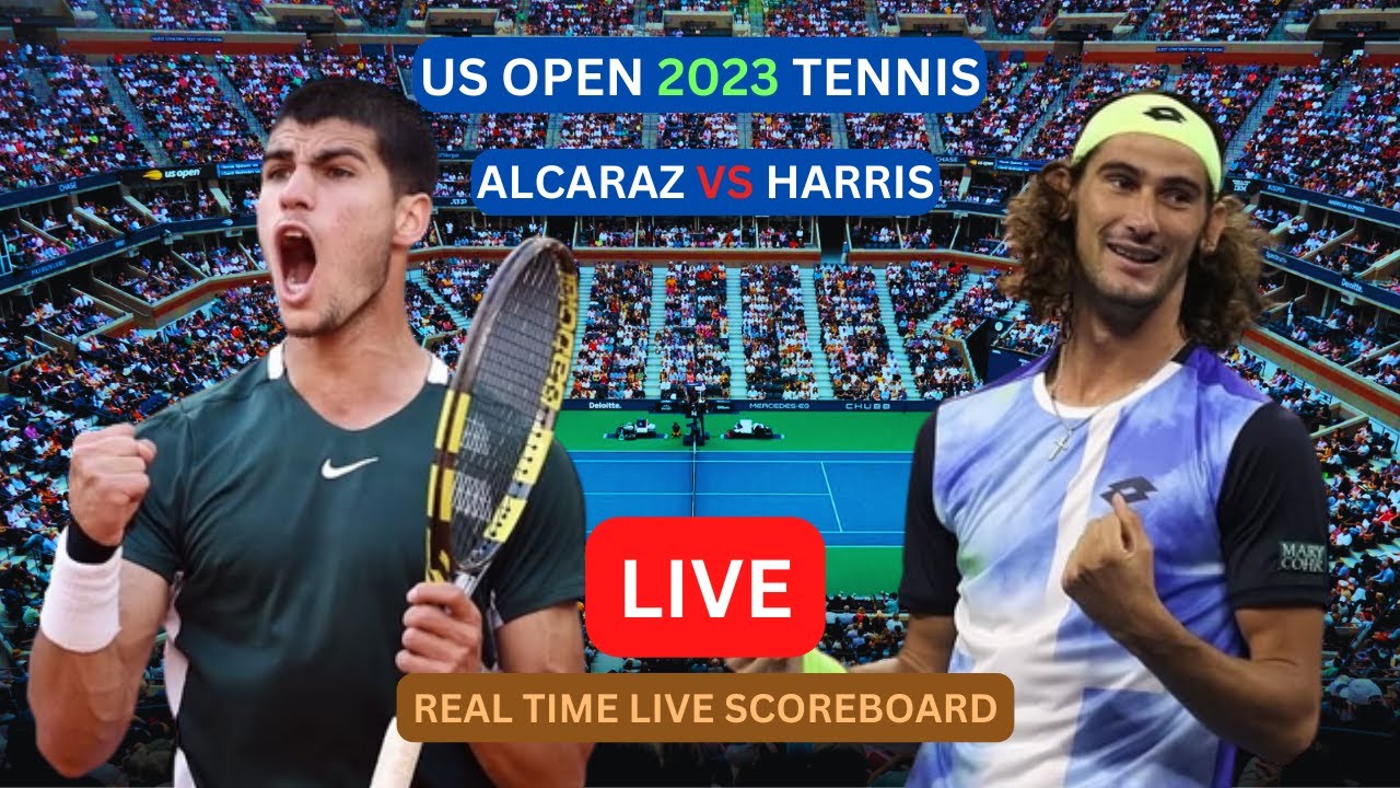 Carlos Alcaraz Vs Lloyd Harris LIVE Score UPDATE Today US Open Tennis 1/32-Finals Game Aug 31 2023