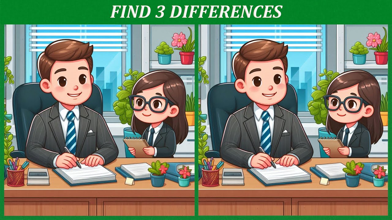 Spot the 3 Differences / Can You Find Them All? / Puzzle - YouTube