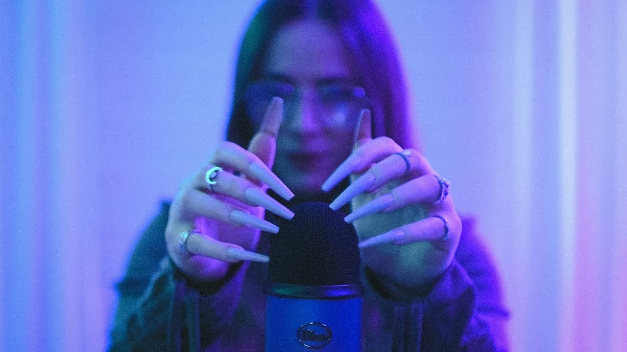 ASMR fast & aggressive mic scratching and tapping (no talking) - YouTube