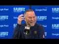 Michael malone postgame interview  minnesota timberwolves vs denver nuggets