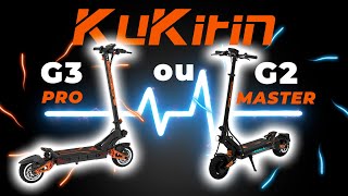 KuKirin G2 Master ou KuKirin G3 Pro, quelle trottinette électrique vous convient le mieux ?