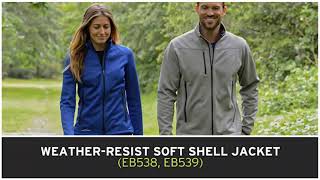 Custom Logo EB 538 539 Eddie Bauer® Weather-Resist Soft Shell Jacket
